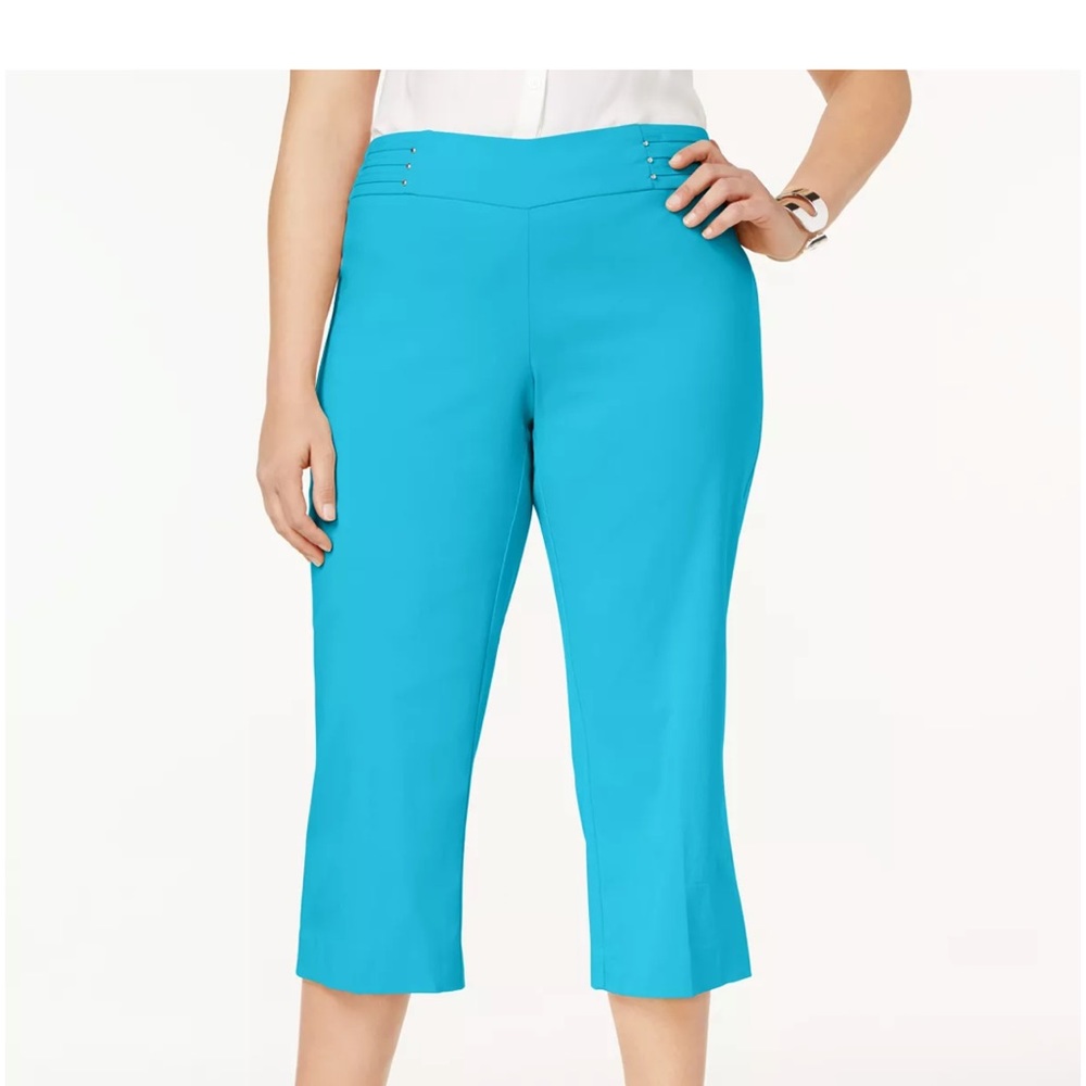 JM Collection Woman’s Studded Pull On Tummy Control Pants 👖 Plus Size,Used once